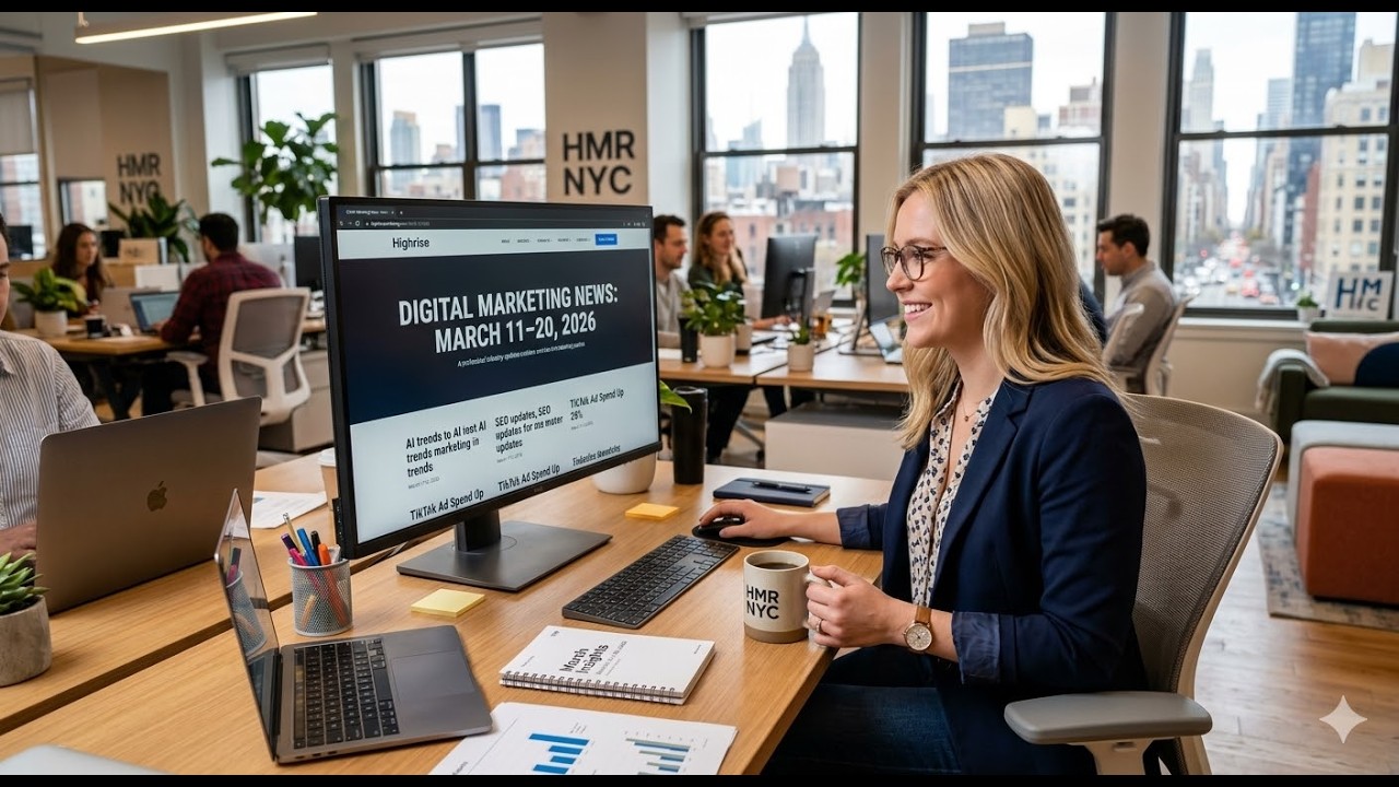 Digital Marketing News March 11th - March 20th,  2026: Google Core Update, ChatGPT Ads & AI Mode