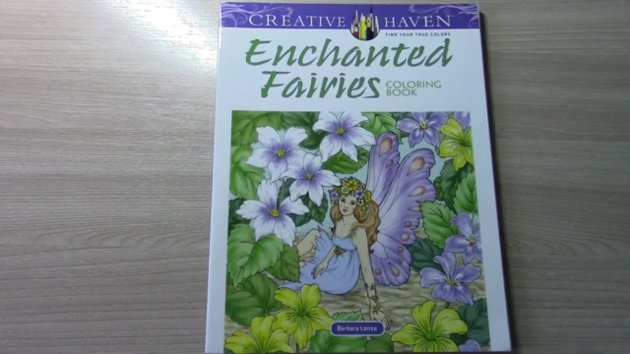 Обзор раскраски Enchanted Fairies Creative Haven /Полистаем вместе