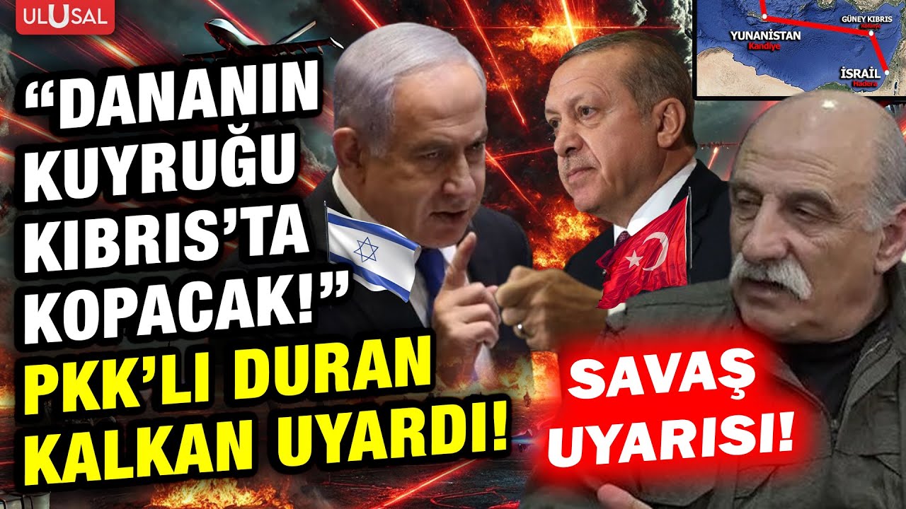 PKK elebaşı Duran Kalkan'dan flaş İsrail uyarısı! 