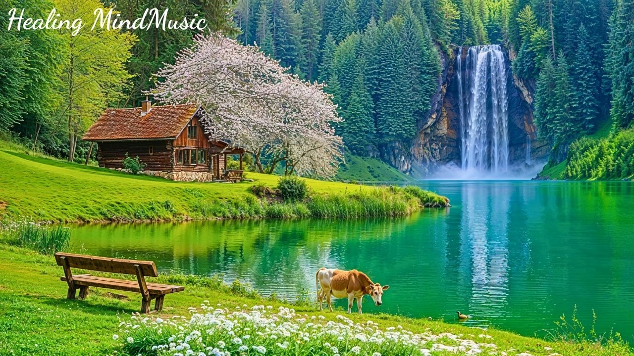 Relaxing Piano Music & Nature Sounds 🌿 Soothing Music Helps Stop Overthinking, Reduce Anxiety