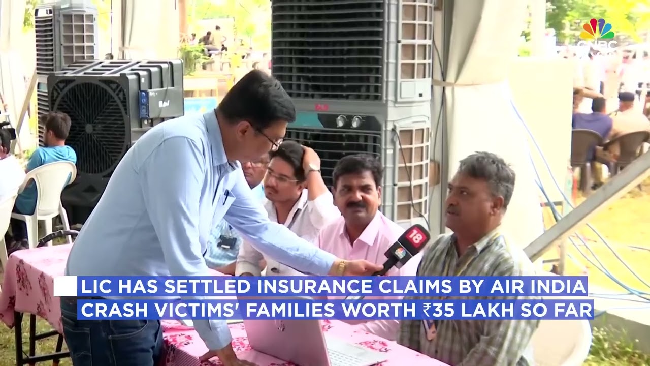 _Fast Track Claim Settlement at Civil Hospital, for Air India Plain Crash Victims by LIC of India