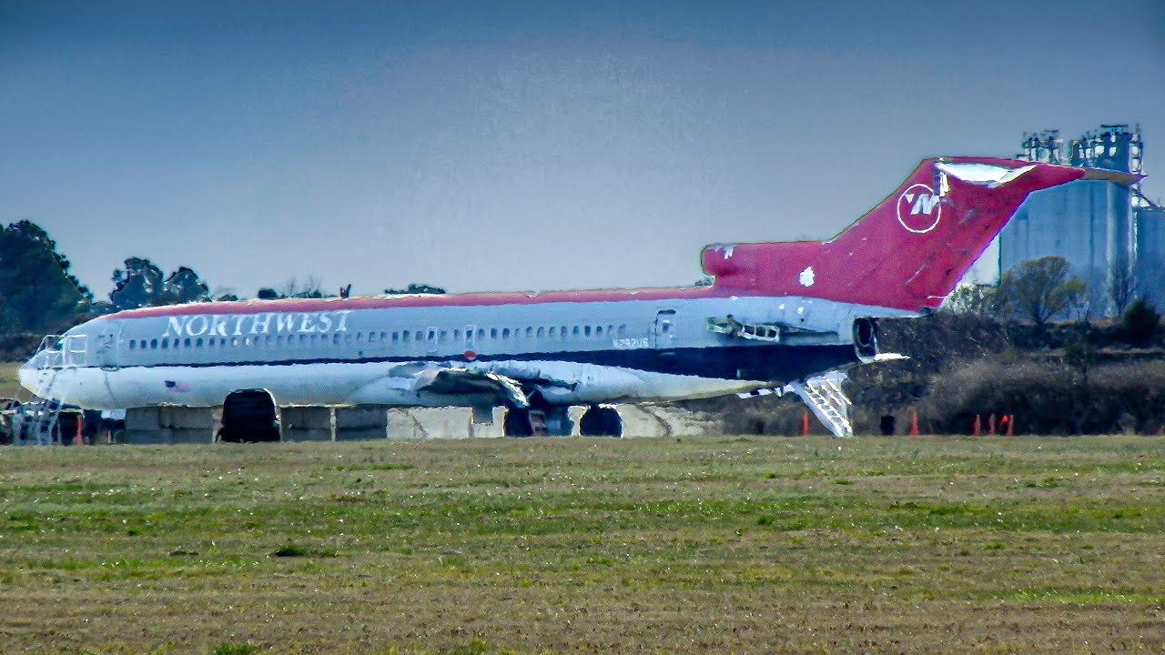Part 2 Worlds Last Remaining Northwest Airlines Boeing 727-200 | N292US Laurinburg-MaxtonAirport |