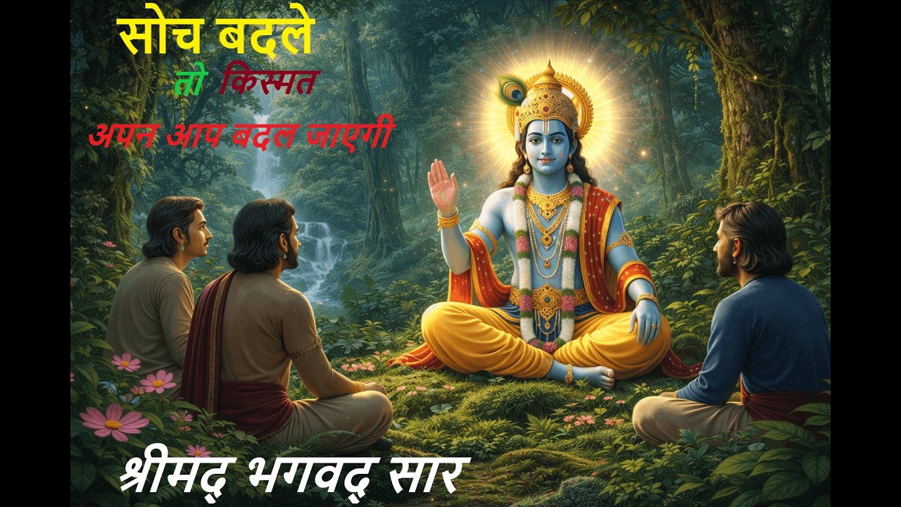 सोच बदलो तो किस्मत भी बदलेगी II श्रीमद् भगवद्  गीता सार II  श्री कृष्ण  अमृत वाणी II