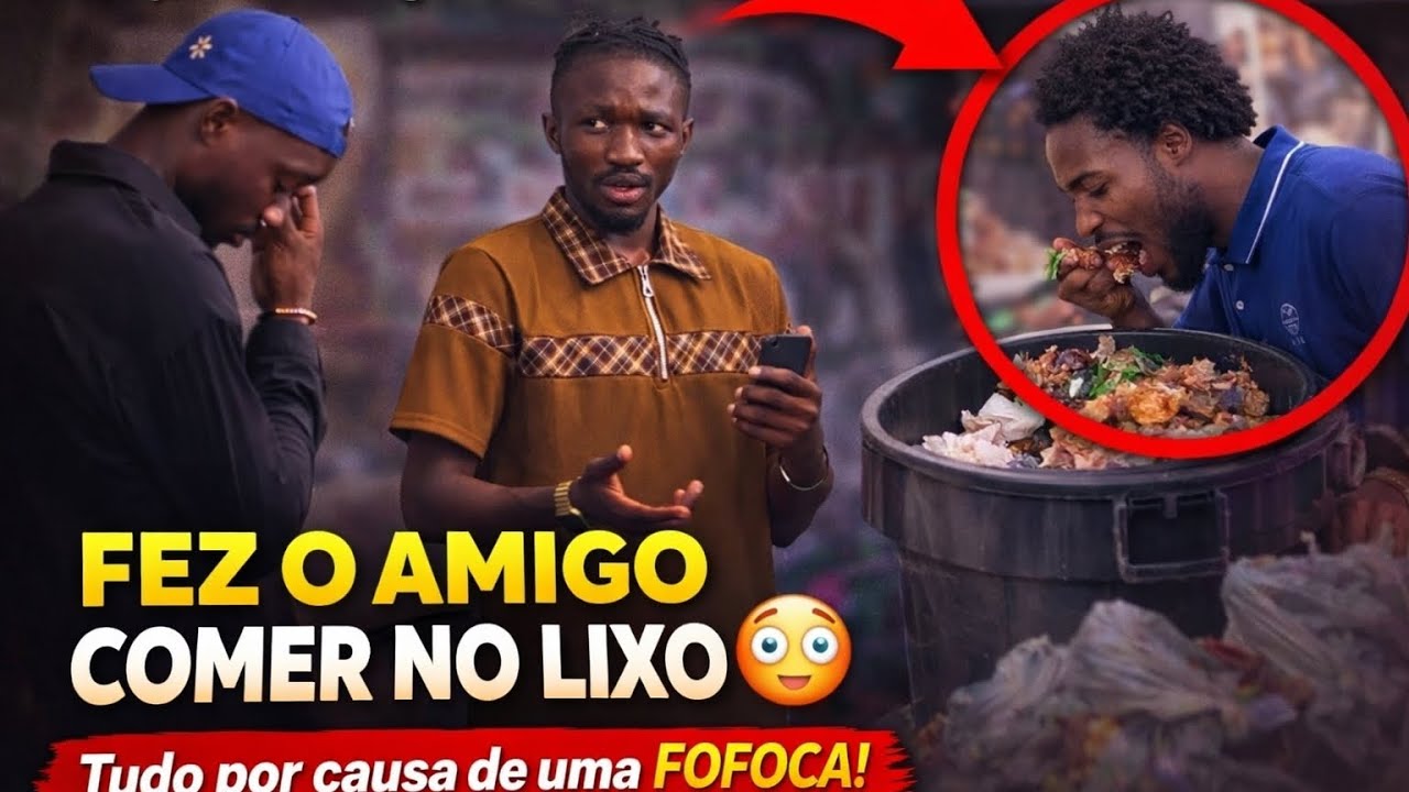 JOVEM HUMILHA AMIGO E O FAZ COMER NO LIXO POR CAUSA DE UMA FOFOCA 😱