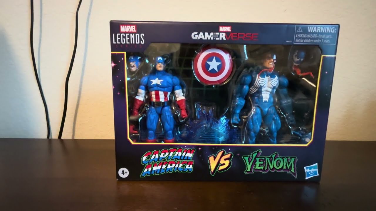 Captain America vs Venom (Marvel Legends Gamerverse Review)