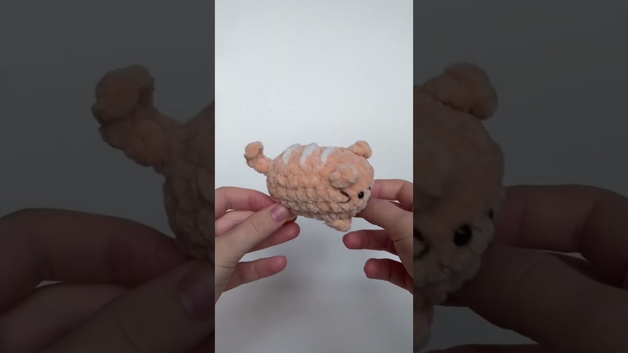 How to crochet a cute cat 🐈Free tutorial for beginners on my channel ✨