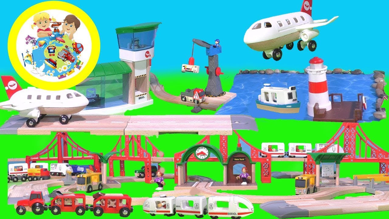 BRIO Trains: BRIO Train set 33766 unboxing for Kids & Wooden Train Railway Toys