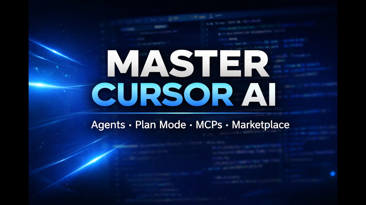 Cursor AI Full Guide 2026 | Agents, Ask, Plan Mode, MCPs & Marketplace Explained