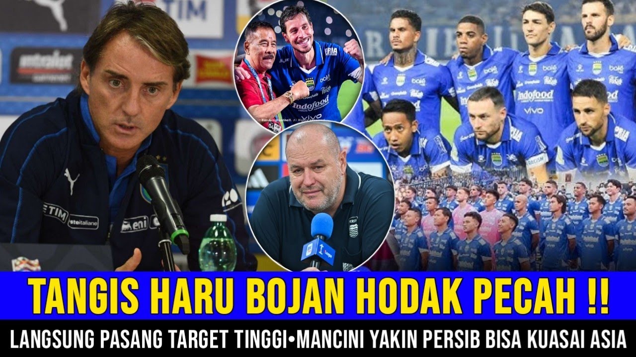 Trending Malam Ini❗❗Langsung Pasang Target Tinggi😱Mancini Yakin Persib Bandung Bisa Kuasai Asia🔥