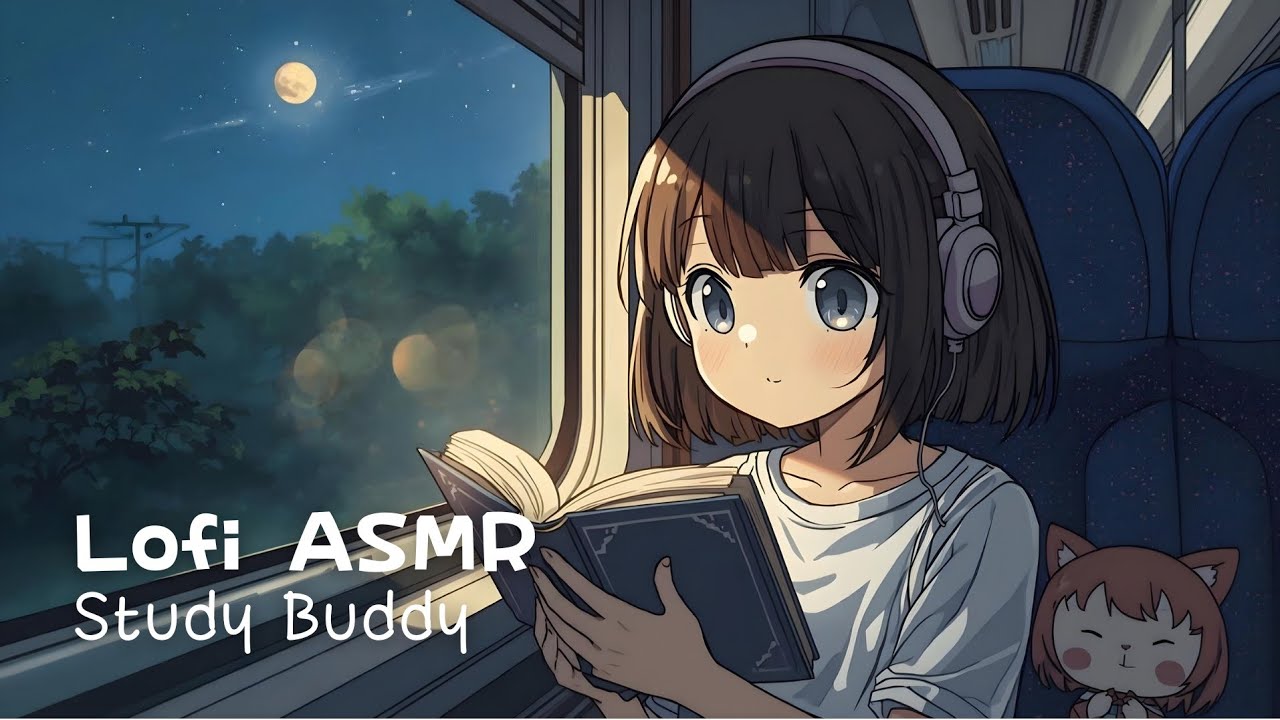 The Midnight Voyager 🌙 Lofi Chillhop Study Beats with Soft ASMR Whisper | Calm Focus & Cozy Reading
