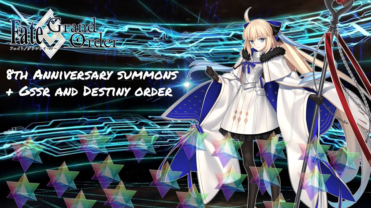 Summoning for Aesc, GSSR and Destiny Order! FGO NA