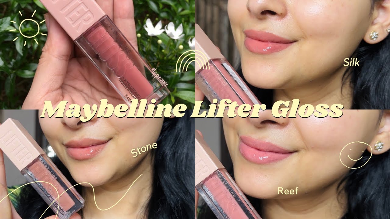 Maybelline Lifter Lip Gloss Swatches Part 1 | Best Lipgloss | Dupe for Fenty Beauty