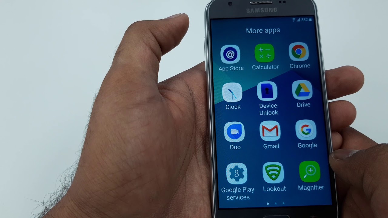samsung j3 / j7 prime frp bypass / google bypass andriode version 7.1.0