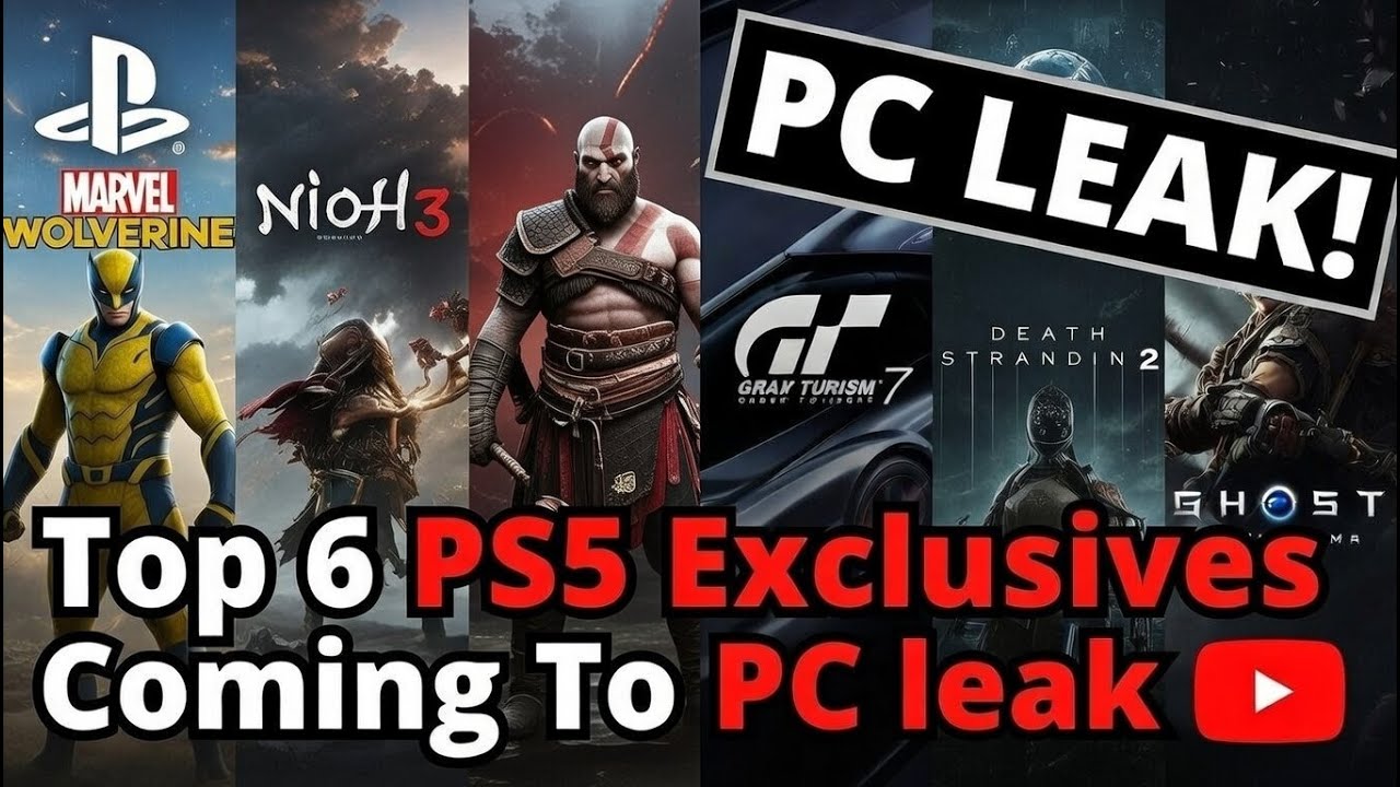 Top 6 PS5 Exclusives Coming To PC | PlayStation Games on PC Leaked 2026