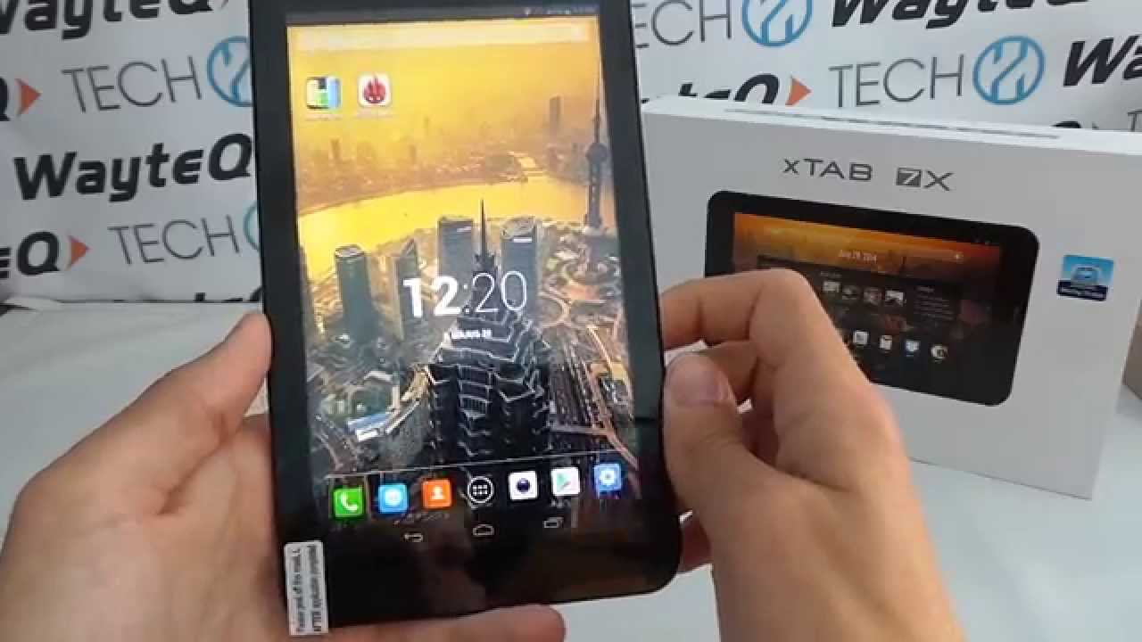 WayteQ xTAB 7x tablet bemutató videó | Tech2.hu