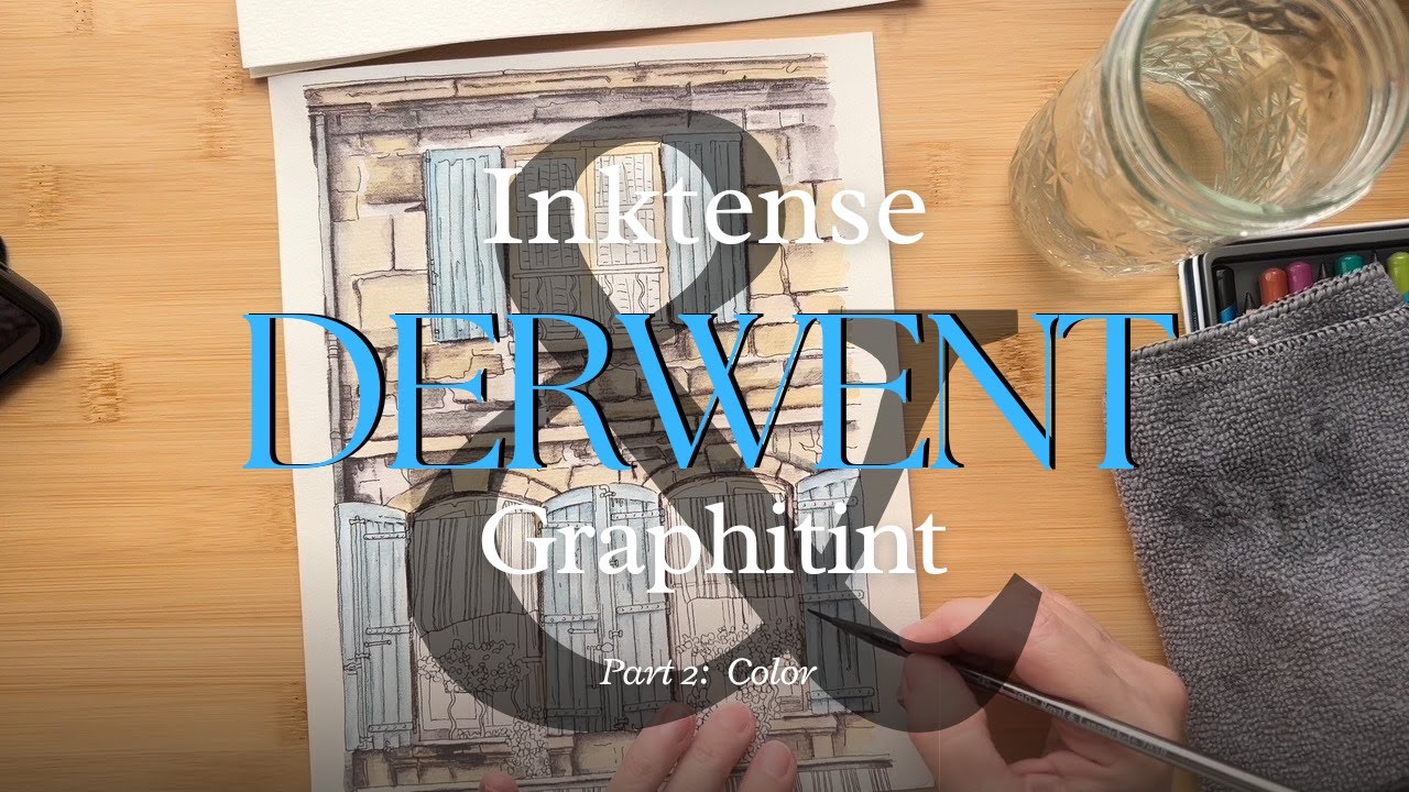 Derwent Inktense and Graphitint Combined Experiment | Part 2