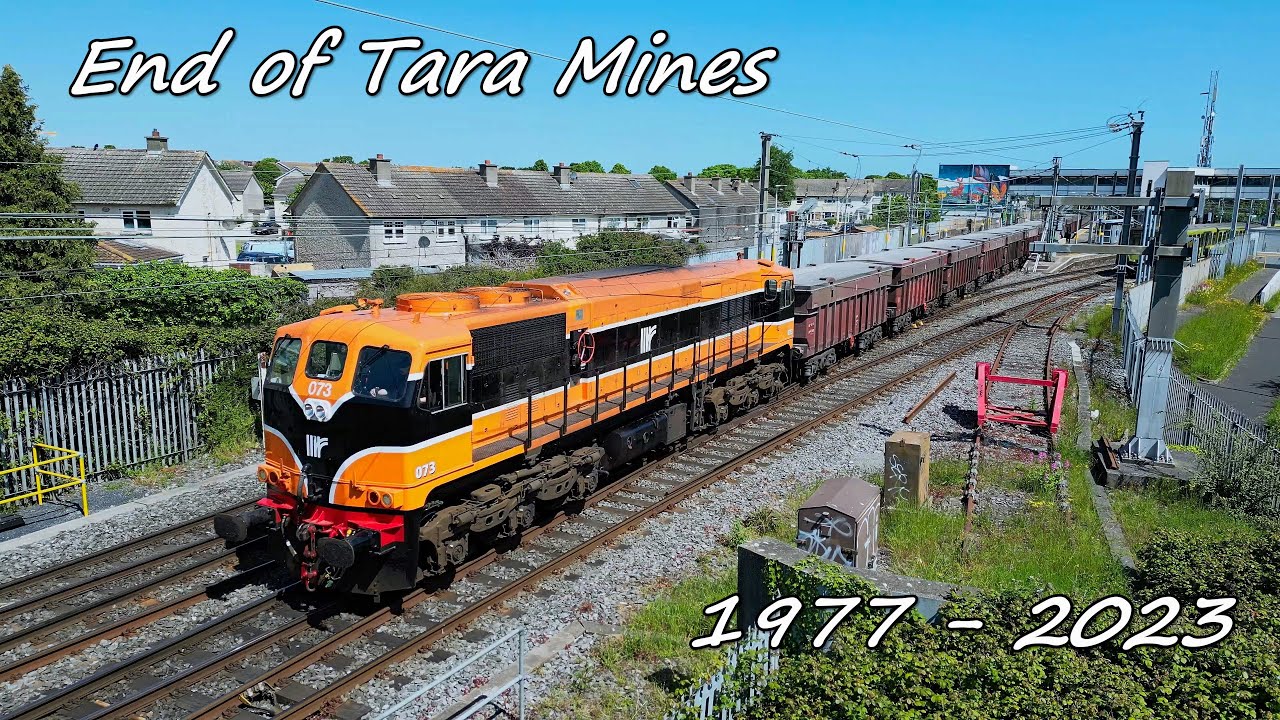 Final Months of Tara Mines Trains after 46 years - March - July 2023