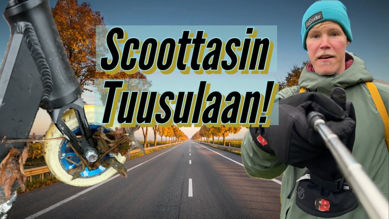 Scoottasin Tuusulaan 😱🛴