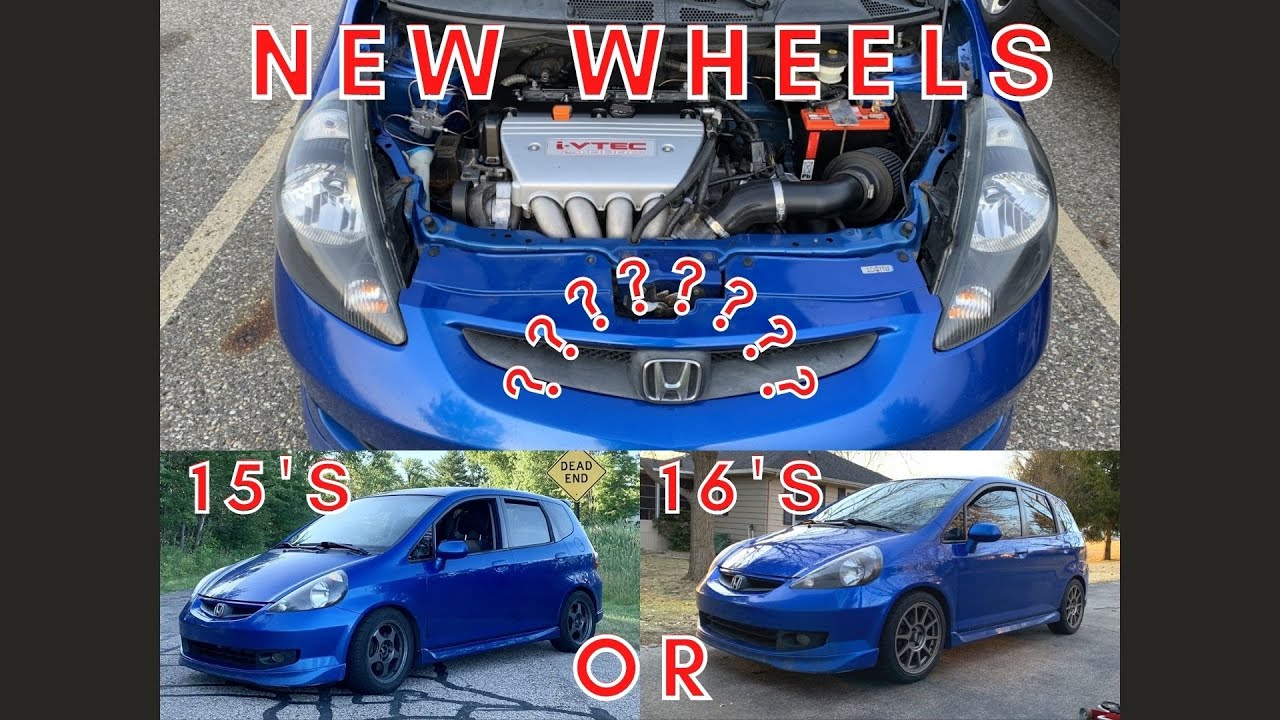 K Swapped Honda Fit Gets New Wheels