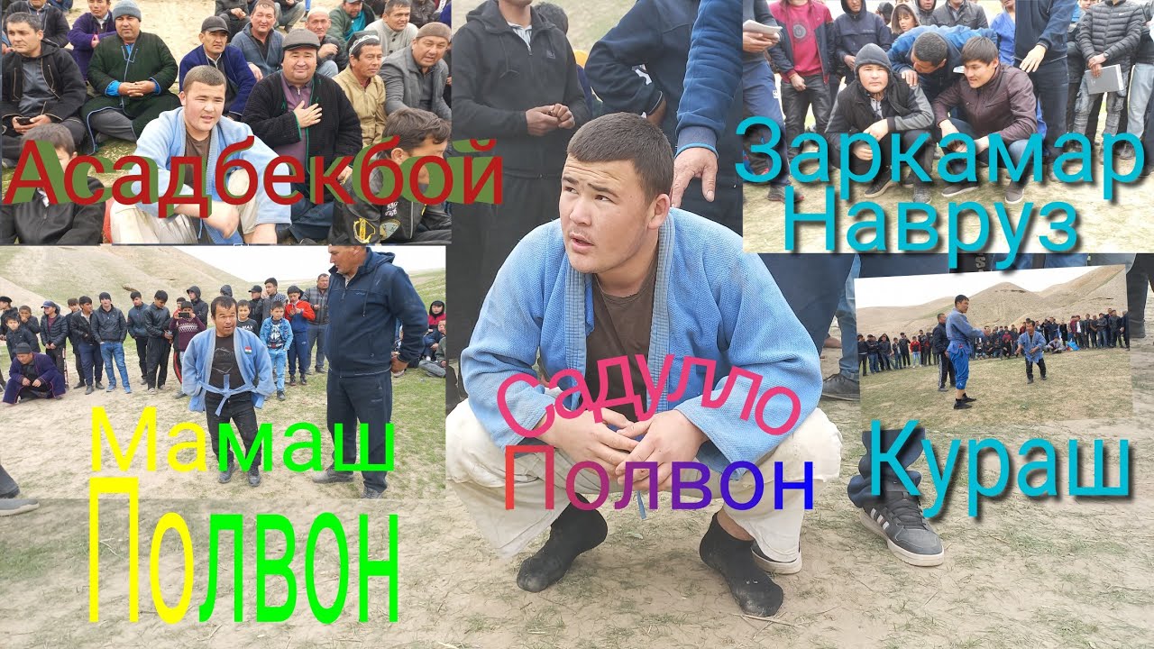 Гуштин Кураш Олиш Кубодиён Жамоати Заркамар Навруз олиши