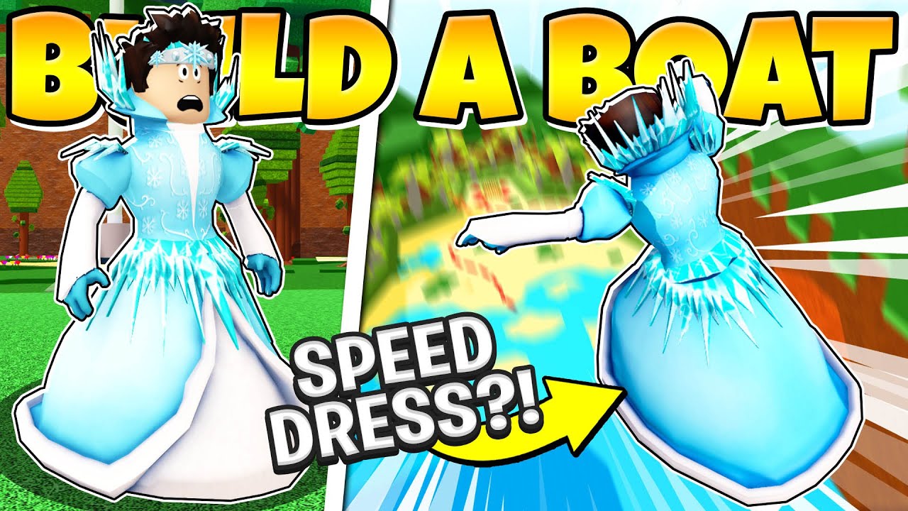 This DRESS Lets You SPEED GLITCH To the END! Roblox Build a Boat