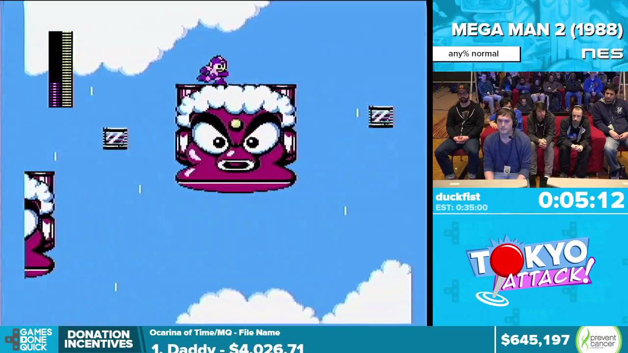 Mega Man 2 by duckfist in 28:40 - Awesome Games Done Quick 2016 - Part 137