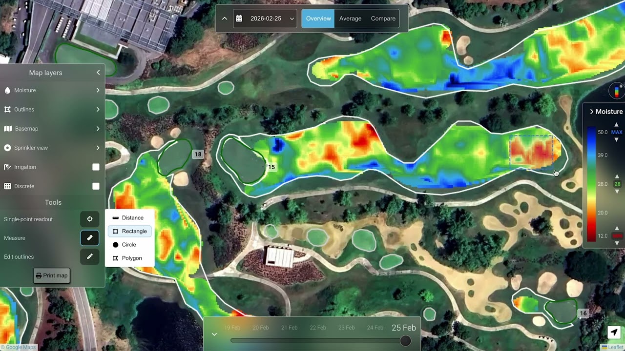 How to Use Map Measurement Tools in the turfRad Portal