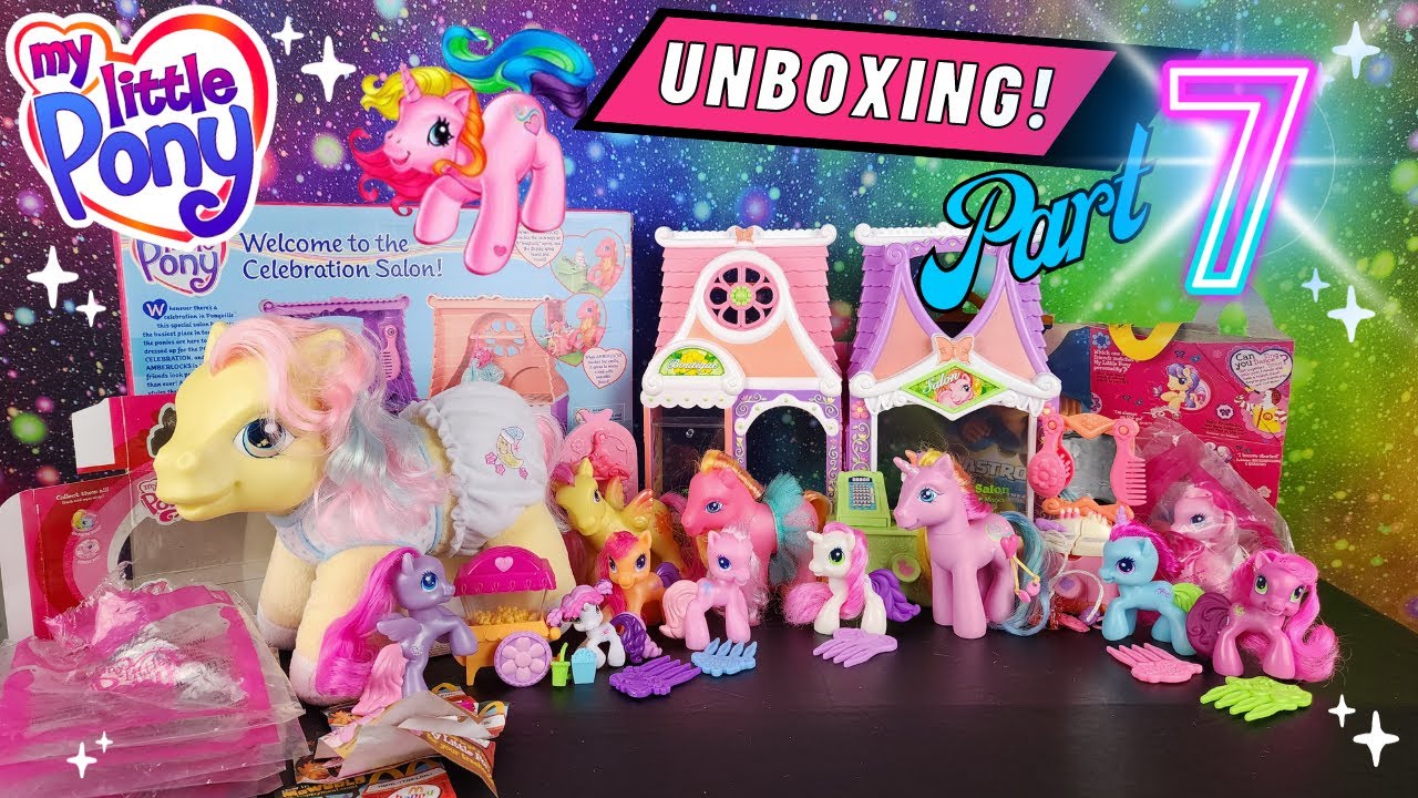 🦄Возрождая ностальгию: часть 7 распаковки моей коллекции My Little Pony G3! #friendchip