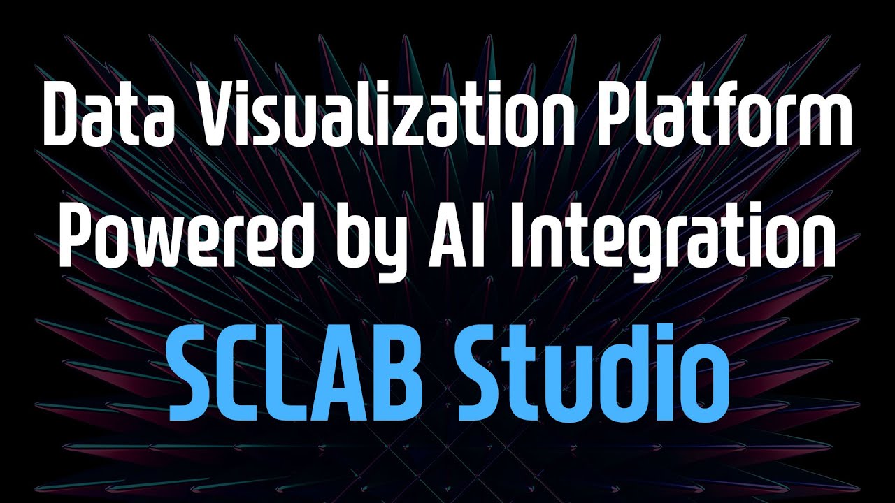 SCLAB Studio is a data visualization platformpowered by AI Integration