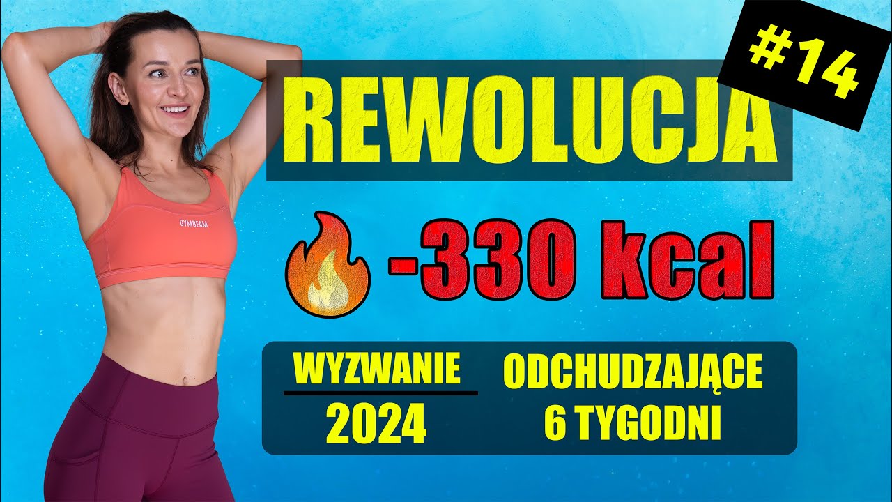 WYZWANIE Odchudzające REWOLUCJA 🔥Trening 14 -340 KCAL