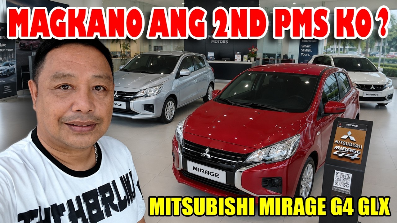 MAGKANO ANG 2ND PMS KO? MITSUBISHI MIRAGE G4 GLX I MITSUBISHI CEBU