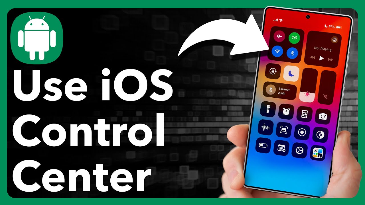 How To Change Android Control Panel To iOS Control Center