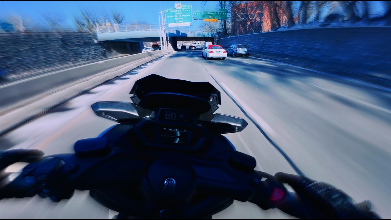 Blizzard Ride Home from work