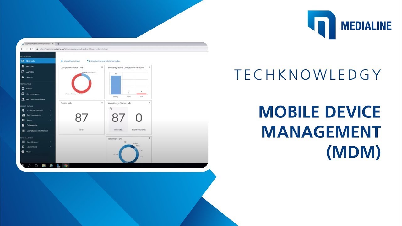 Wie funktioniert Mobile Device Management (MDM)? | Techknowledgy | Medialine AG