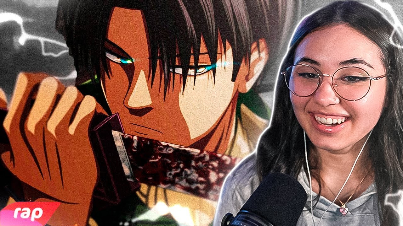 Rap do Capitão Levi (Attack on Titan) - O MAIS FORTE DA HUMANIDADE | NERD HITS (mahnimes REACT)
