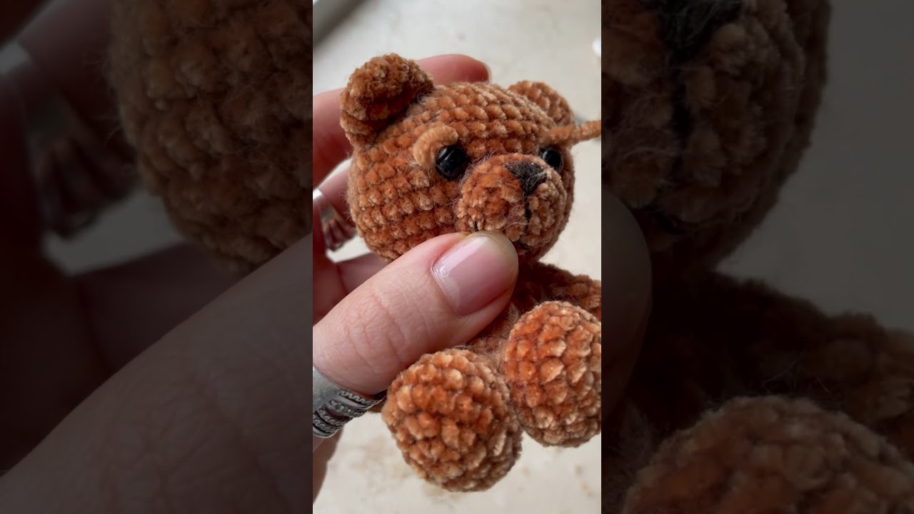 I am obsessed with this chenille yarn box. I crochet amigurumi toy from each skein of yarn