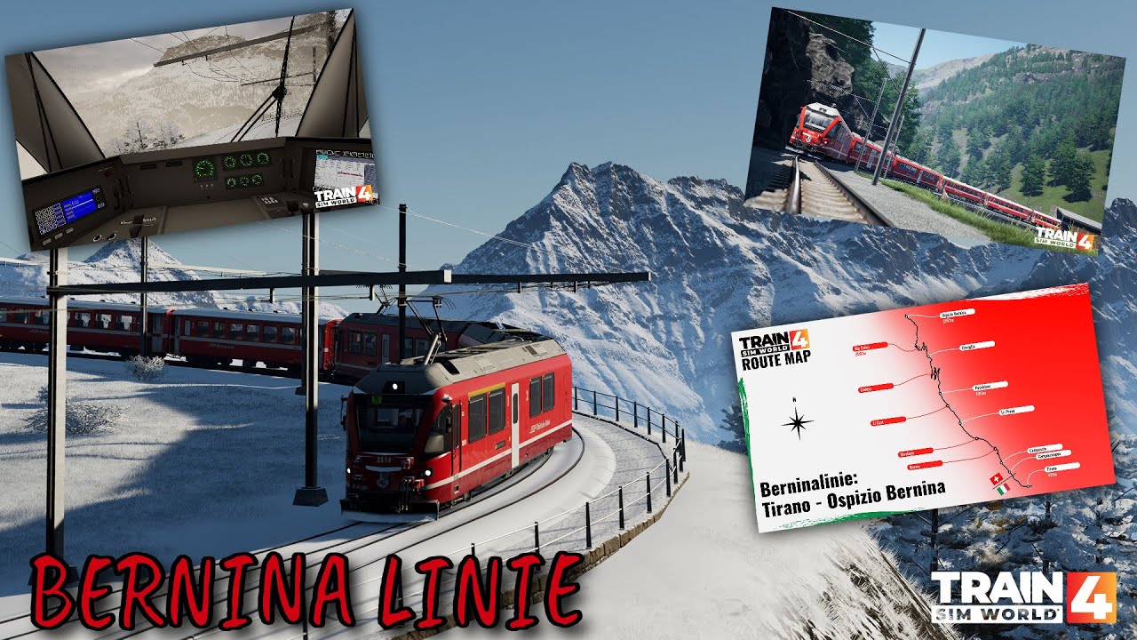 TRAIN SIM WORLD 4 #040: BERNINA-BAHN Preview | Atemberaubende Neue Strecke | RhB Allegra | TSW4