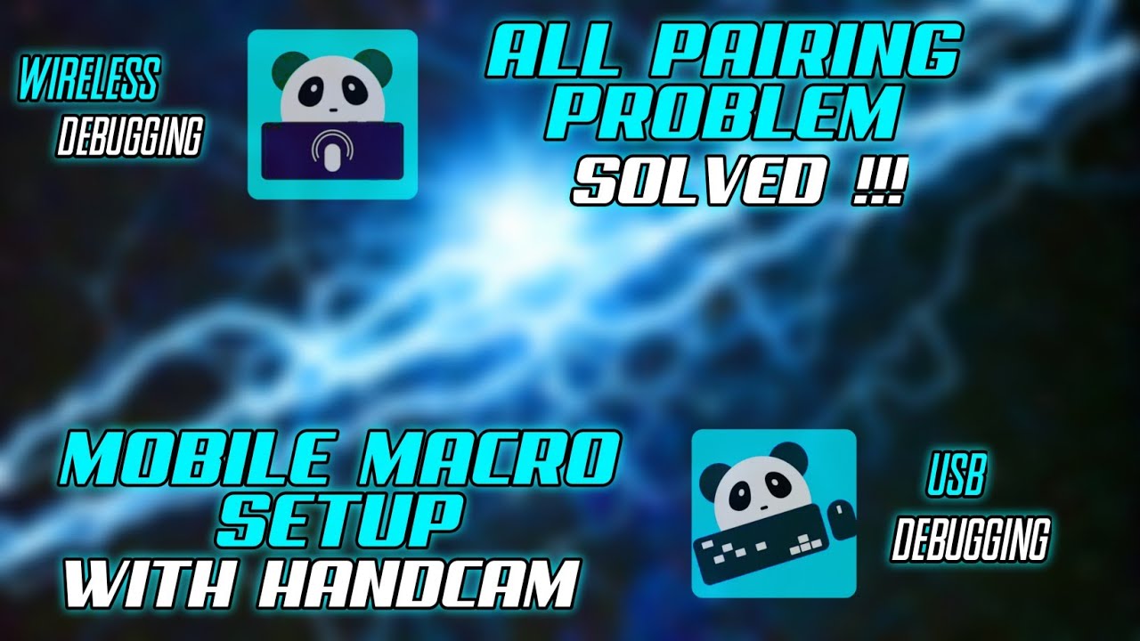 PANDA MOUSEPRO 🐼AND PANDA TOUCHPRO👽 PAIRING PROBLEM SOLVED✅ || MOBILE MACRO ⚙️DETAIL HANDCAM🪬