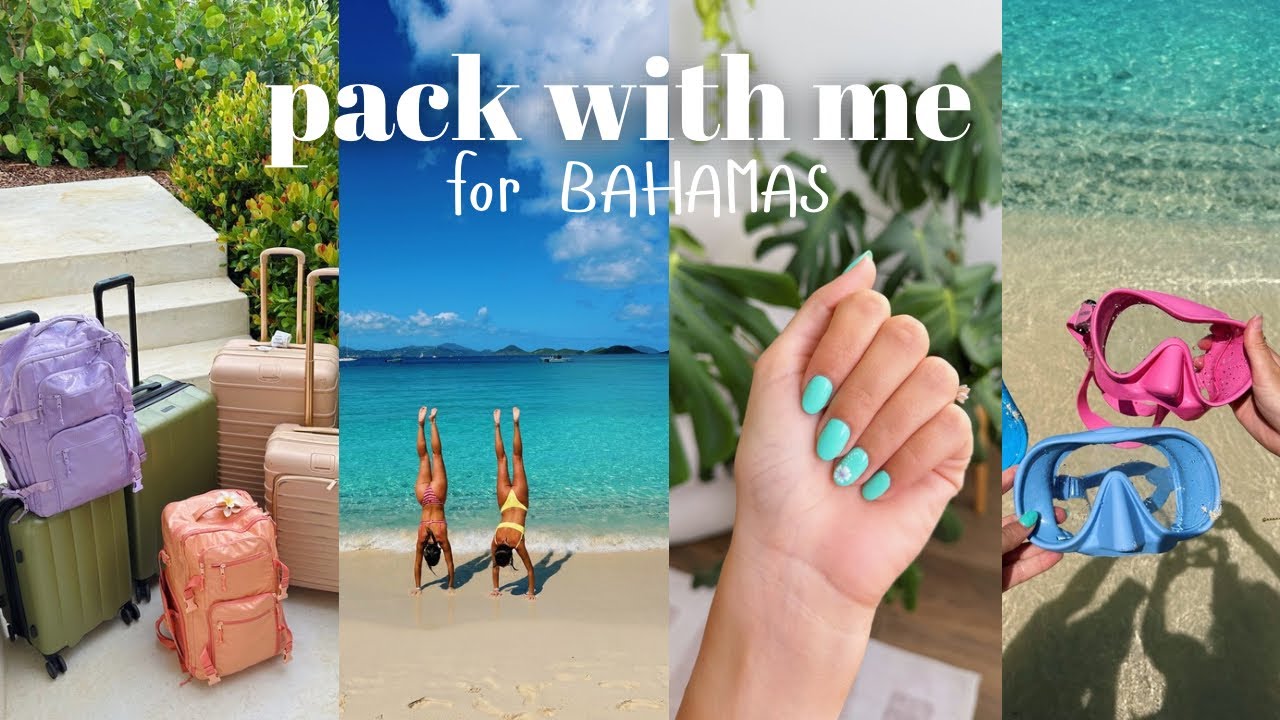 PACK & PREP FOR BAHAMAS🌞 vacation outfits, getting my nails done, island essentials!