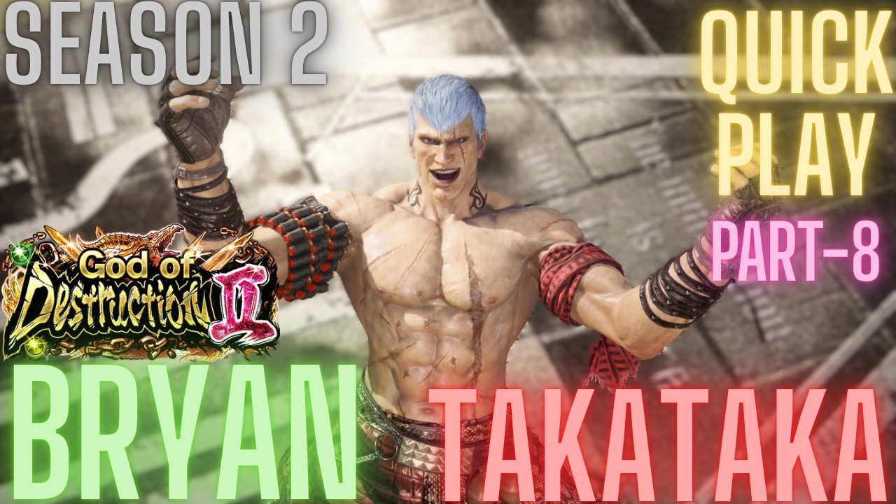 Tekken 8 - Takataka (Bryan) Part-8 Quick Match Plays