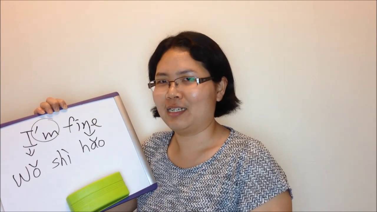 How to say I'm fine in Mandarin