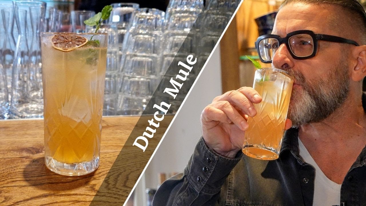 Jurgen van den Berg maakt de Dutch Mule: een cocktail met jenever