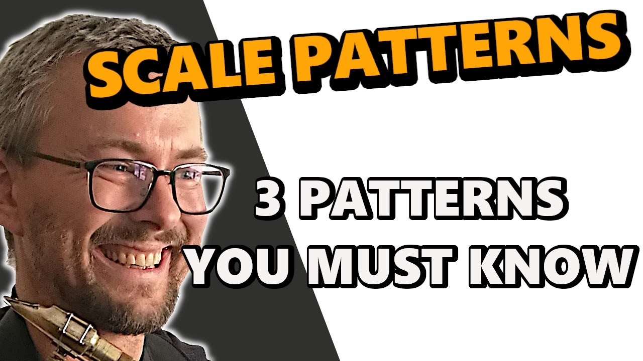 Are you using the patterns you are practicing in your playing? 3 scale patterns you must know