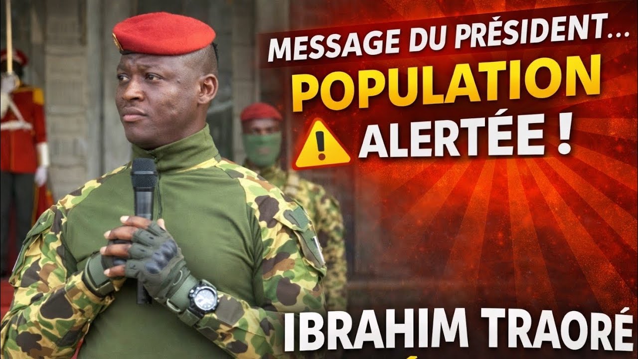 Le message fort du Président Ibrahim Traoré 🇧🇫 | Montée des couleurs