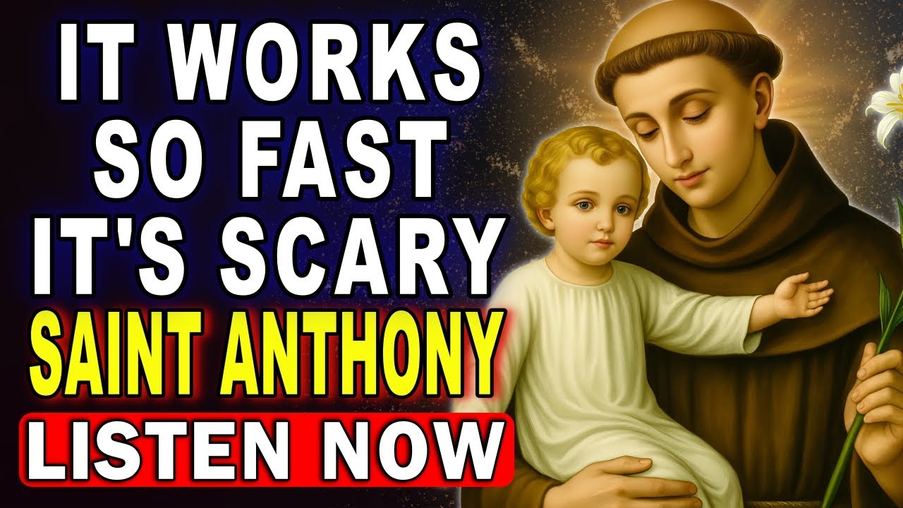 💖СИЛЬНАЯ МОЛИТВА, ЧТОБЫ ПОЛУЧИТЬ НЕМЕДЛЕННОЕ ЧУДО - СВЯТОЙ АНТОНИЙ ПАДУАНСКИЙ🙏