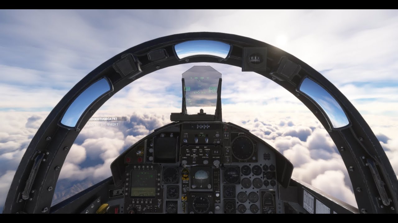 MSFS: F-15 Fighter Jet from San Francisco California to Las Vegas Nevada