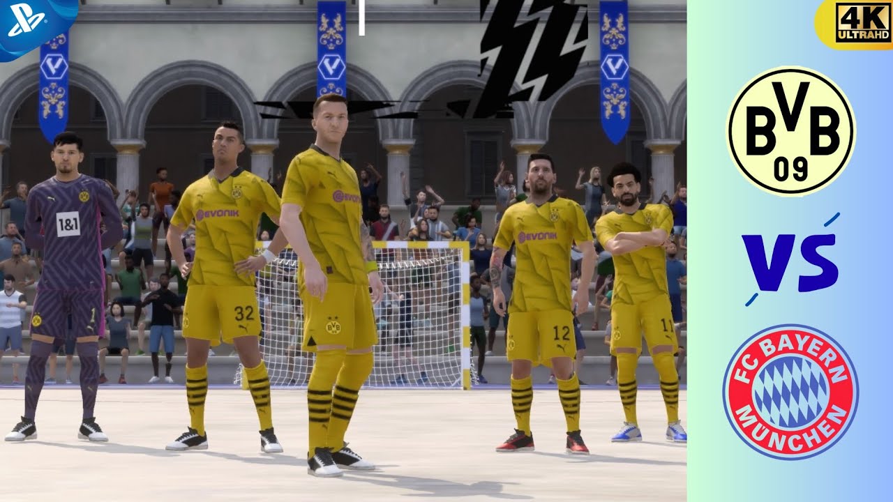 🎮FC VOLTA - RONALDO, MESSI, SALAH, REUS, KANE, MULLER, DEVIES | BARUSSIYA DORTMUND VS BAYERN MUNCHEN
