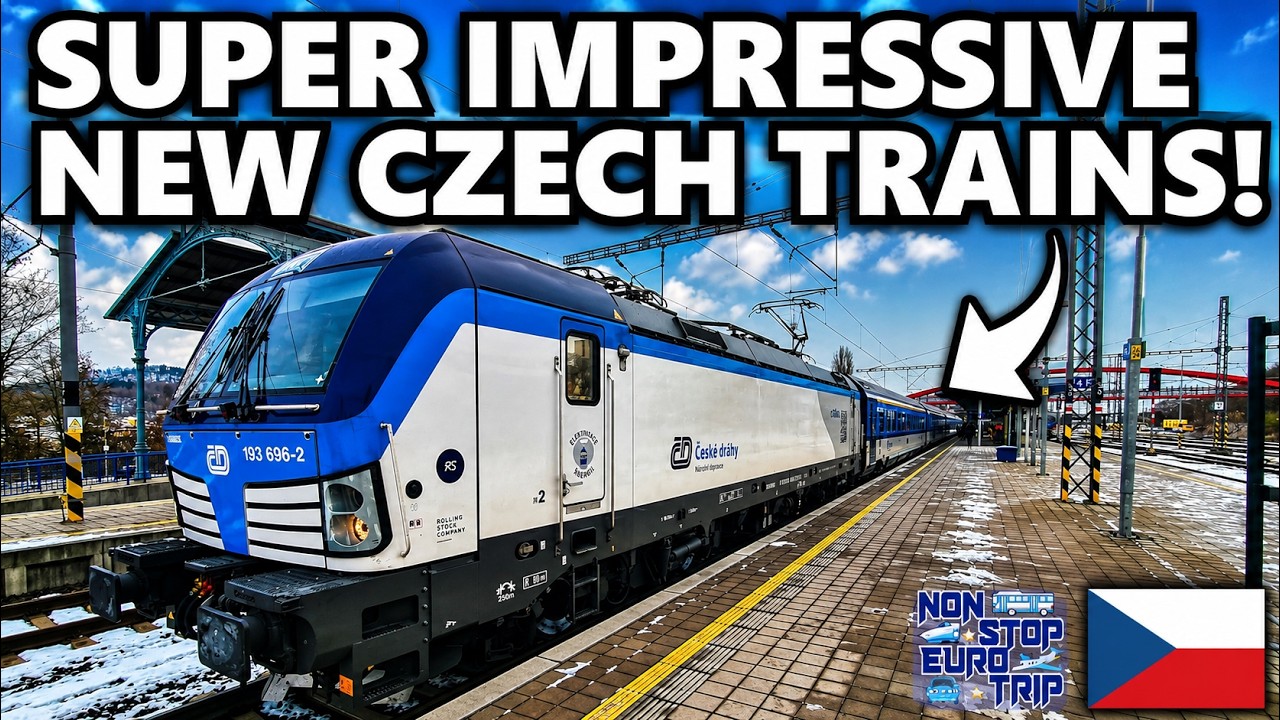 ФАНТАСТИЧЕСКИЙ НОВЫЙ чешский междугородний поезд / Обзор České Dráhy Interjet