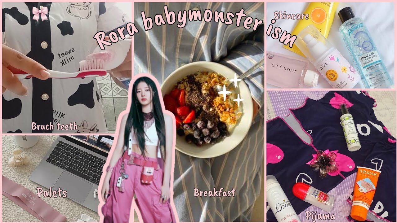 جربت أعيش نمط الأيدول رورا ليوم كامل🍥🌷🍓:عناية.طبخ.رياضة والمزييد ...🥹✨