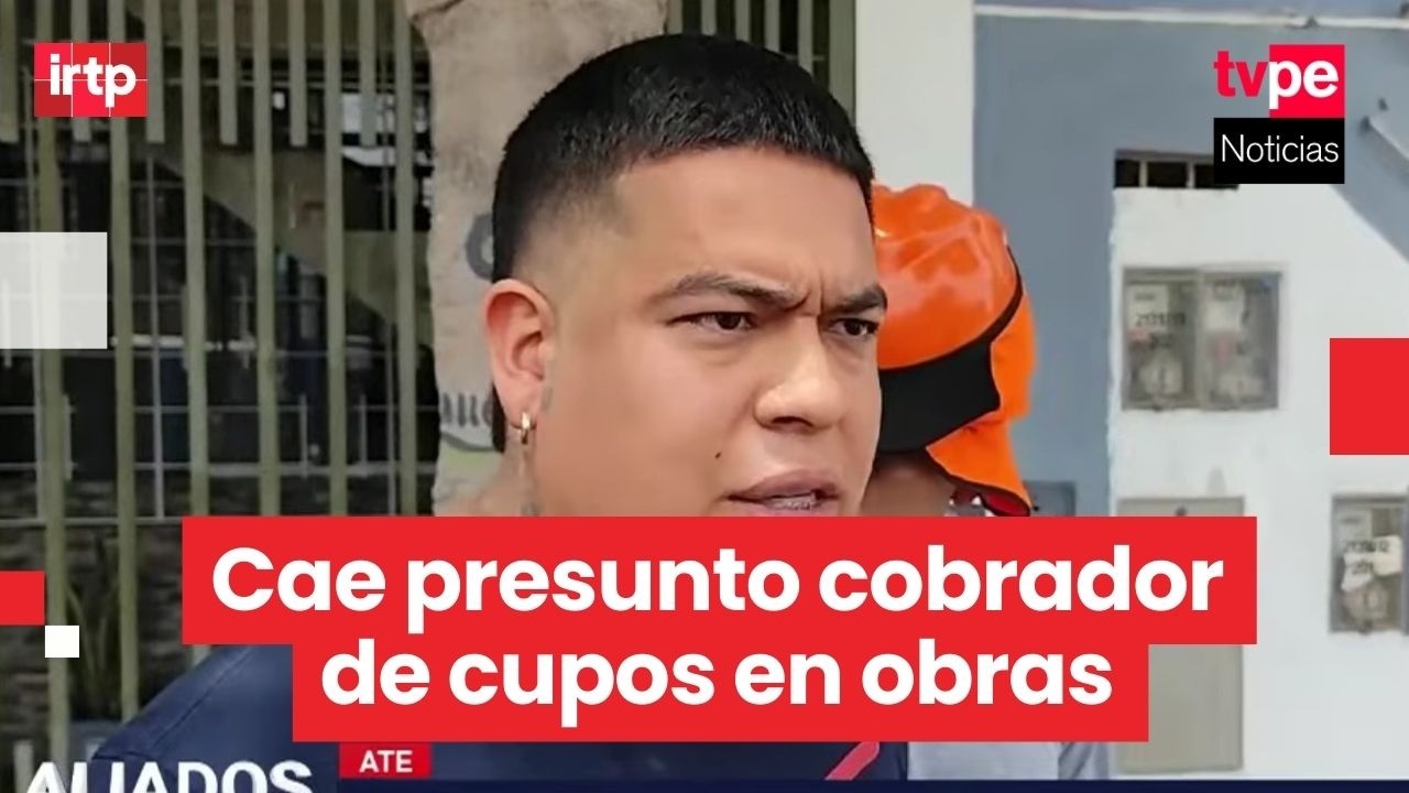 Capturan a trabajador municipal acusado de cobrar cupos en obras de construcción en SJM
